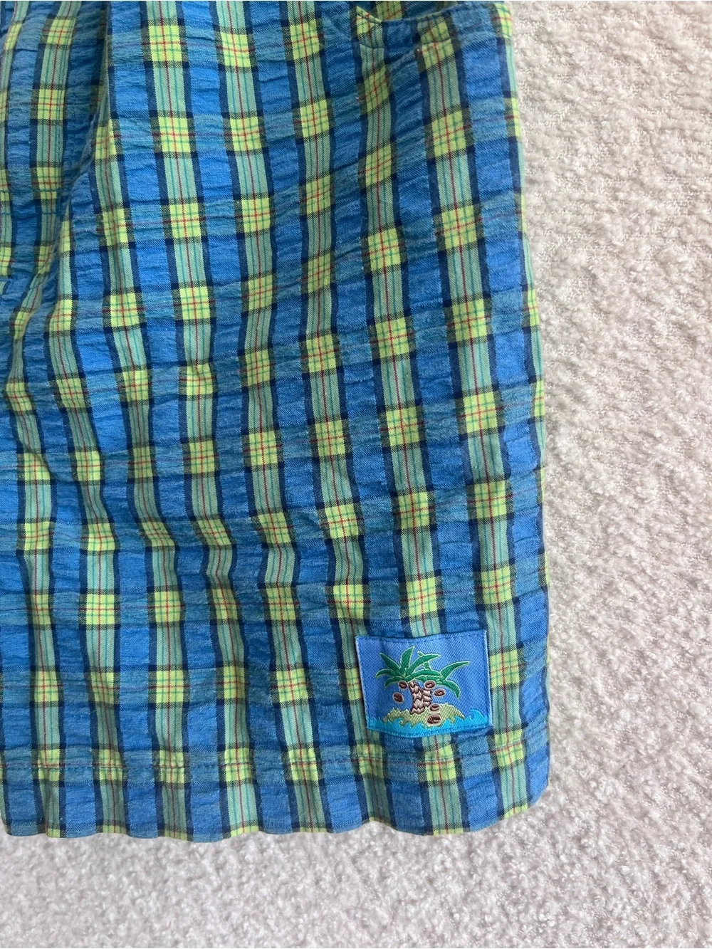 Gymboree Vintage Rainbow Tag Plaid 90s Shorts‎ Size 6-7 Years/XX Large